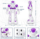 KingsDragon RC Robot Toys for Kids, Gesture & Sensing Programmable Remote Control Smart Robot for Age 3 4 5 6 7 8 Year Old Boys Girls Birthday Gift Present,Purple by TinyTreasures Baby Boutique