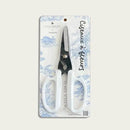 LITTLE DARLING White Korean Flower Scissors Pruning Shear Gardening Trimming Sharp Blade Floral Shears With Non-Slip Comfortable Grip by GreenHaven Gardens