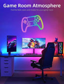 SLNR01 Dotless COB 2.2W/ft 6mmx12mm Smart Bluetooth RGB Neon LED Strip Light DC12V 36W IP65 Outdoor Rated Dimmable Low Voltage Silicone Rope Light with Mounting Clips and Screws by Kings Outdoor Lighting