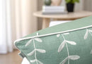 VAGMINE Embroidered Lollipop Cushion Cover - 20x20 Inches Square - 100% Cotton Light Teal Throw Pillow Case - Minimalist Chic Design - Luxury Home Accent for Sofa, Couch, Bed, Office by CozyNest Decor