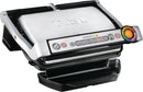 T-Fal OptiGrill Stainless Steel Electric Grill 4 Servings 6 Automatic Cooking Modes, Intelligent grilling rare to well-done 1800 Watts Nonstick Removable Plates, Dishwasher Safe, Indoor, Silver by GreenHaven Gardens