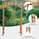Solid Fir Wooden Garden Arch Premium Outdoor Trellis for Climbing Plants, 84.5”H×49.37”W×23.5’’D, Also can be Used for Wedding and Party Decoration by GreenHaven Gardens