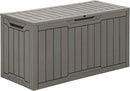 YITAHOME 80 Gallon Outdoor Storage Box, Large Water Resistant Resin Deck Box, Indoor Outdoor Lockable Storage Container for Patio, Garden, Cushions, Tools, Equipment (Taupe) by GreenHaven Gardens