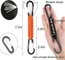 BRAVESHINE Paracord Keychain Carabiner Clip, D Ring Lanyard Hanger Stroller Hook for Water Bottle, Key, Backpacks, Men, Women by TinyTreasures Baby Boutique