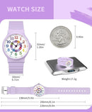 Kids Analog Watch Boys Girls, 30M Waterproof, Sports Watch for Boys, Easy to Read Children's Thin Dial Wrist Watches with Soft Band, for Ages 5-15 Kids Great Birthday Gifts Christmas Day by TinyTreasures Baby Boutique
