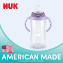 NUK Learner Cup 6+ Months Timeless Collection Amazon Exclusive 10 Oz – BPA Free Spill Proof Sippy Cup 2 Count (Pack of 1) by TinyTreasures Baby Boutique
