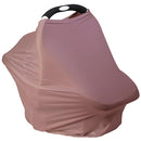 Breathable Car Seat Cover for Babies – Multi-Purpose Soft Rayon Nursing Cover for Breastfeeding, High Stretchy Infant Carseat Canopy, Stroller Cover (Smooth Rayon, Blush) by TinyTreasures Baby Boutique