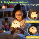DREAMING MY DREAM Cute Duck Lamp,Do Do Duck Night Light,Silicone Squishy Nursery Bedside Lamp,USB Rechargeable Touch Table Lampfor Bedrooms, Living Room Decor Gift Toy by TinyTreasures Baby Boutique