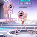 2 Pack Multifunctional Portable Stroller Fan 4 Speed 6600rpm High Speed Usb Rechargeable Personal Mini Handheld Fan Extended Tripod For Desktop Winding Kids Bed Treadmill Bike Golf Cart Outdoor Travel by TinyTreasures Baby Boutique