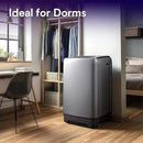 Portable Washing Machines 17.8LBS Full Automatic Clothes Washer and Spinner Combo with 10 Programs and 8 Water Levels, Compact Laundry Wash Spin Dryer for Apartment RV Dorm Home, Grey by CozyNest Decor