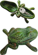 Iron Frog Key Hider - Hide a Key Outdoor - Outside Key Hider - Spare Key Holder, Garden Decoration Frog Statues… by GreenHaven Gardens