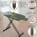Extra Large Ironing Board with Large Hang Rail in 53" L x 20" W by CozyNest Decor