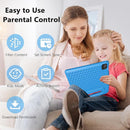 Kids Tablet 8GB+64GB, 10 Inch Android 14 Tablet for Kids 6000mAh with Case, WiFi 6, Bth 5.2, Dual Camera, GPS Pre-Installed Parental Controls, Kids Space & Family Link Great Gift for Toddler Children by TinyTreasures Baby Boutique
