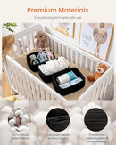 KALLAX Small Woven Basket, 13.5 x 9.5 x 5 Inches, Storage Basket for Organizing, Cute Small Rope Shelf Closet Cube Storage Bins Baskets for Shelves, Dog Toy Gift Baskets Empty, 3 Packs, Black by TinyTreasures Baby Boutique