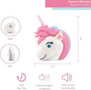 Unicorn Bluetooth Wireless Speaker - Bluetooth Speaker for Kids - Portable Bluetooth Speaker in Many Fun Designs - Compatible with iPhone and Android Devices by TinyTreasures Baby Boutique