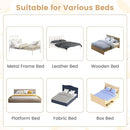 HONEY JOY Bed Rail for Toddlers, Extra Long, Foldable Portable Swing Down Safety Bed Guard Rail, Toddler Bed Rails for Crib, King Queen Full Twin Size Bed Mattress (Light Gray, 1 Pack, 71 Inch) by TinyTreasures Baby Boutique