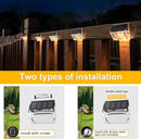 Solar Outdoor Lights, 8 Pack Solar Fence Deck Lights, Waterproof Outside Lighting for Step Railing Wall Pool Stair Yard Garden Patio Pool Decorations (Warm White) by GreenHaven Gardens