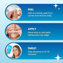 POOOF! Dissolving Teeth Whitening Strips by Dr. Bill Dorfman | 12% Hydrogen Peroxide | No-Slip Melt-Away Advanced Seal | Fast Stain Removal | Enamel & Sensitive Safe | 20 Ct (10-Day) | Polar Mint by CozyNest Decor