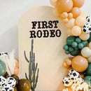 First Rodeo Wall Decal - Western Cowboy Theme First Birthday Party/Baby Shower Party Decorations Supplies Wall Stickers, Rodeo Sign Balloon Arch Backdrop and Party Backdrop Decorations Decals by TinyTreasures Baby Boutique
