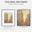 Homeforia 16 x 20 Picture Frame Black, High End Metal 11x14 Matted for 16x20 Frame, 16 x 20 Black Poster Frame with Mat 11 x 14 inch Photo, 20x16 Thin Hanging Frame, Tempered Glass, Wall Kit, Set of 1 by CozyNest Decor