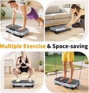 Vibration Plate Exercise Machine, Vibrating Plate Machine with Bluetooth for Lymphatic Drainage, Vibration Platform for Women Men Full Body Weight Loss by CozyNest Decor