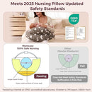 Momcozy Original Nursing Pillow for Breastfeeding-Pioneering Safety Fence- Wider Feeding Pillows for More Support for Mom & Baby- Easier Nursing & Hand Free- Fit for All, Removable Cotton Cover by TinyTreasures Baby Boutique