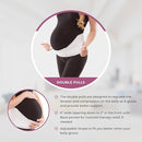Gabrialla Made in USA Pregnancy Belly Band, Soft & Breathable Maternity Belly Band – Pregnancy Belt for Back, Pelvic & Waist by TinyTreasures Baby Boutique