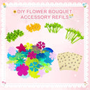 Xuoent Fabric Flower Bouquets Toys Accessories,DIY Flower Bouquet Kit Accessory,DIY Flowers Making Kit Accessories,Creative Arts and Crafts Accessories by TinyTreasures Baby Boutique