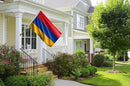 Armenia Flag 2x3FT Armenian National Polyester Flag With 2 Grommets For Patriotic Armenian Themed Festival Events Party Decoration(Armenia, 2x3FT) by GreenHaven Gardens