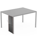 Louver Grille 1 / 3 10Ft Frame & Louvers - Black by Unique Piece Furniture