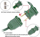 Green Christmas LED Lights - 2 Pack 100 Count Green Christmas String Lights for Tree, Party, Holiday, Indoor/Outdoor St. Patrick's Day Decorations, 2 Sets 33 Feet Green Wire, UL Certified, Connectable by GreenHaven Gardens