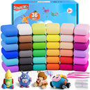 ifergoo Air Dry Clay, 36 Colors Magic Foam DIY Molding Clay for Slime add ins & Slime Supplies, Easy to use, Great Gift for Kids by TinyTreasures Baby Boutique