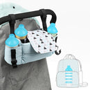 Accmor Formula Dispenser On The Go, 5 Compartments Stackable Formula Container for Travel, Baby Milk Powder Kids Snack Container, BPA Free by TinyTreasures Baby Boutique
