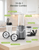 Smoothie Blender, 1100W Personal Blender for Shakes and Smoothies, Blenders and Grinder Combo for Kitchen with 2 * 22 Oz To-Go Cup and Lid for Protein Shake, Baby Food, Frozen Drink by TinyTreasures Baby Boutique