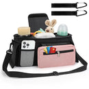 Accmor Universal Stroller Organizer with Insulated Cup Holder Detachable Phone Bag and Shoulder Strap,Stroller Bag Caddy Organizer Fits for Uppababy, Baby Jogger, Britax Strollers by TinyTreasures Baby Boutique