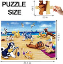Jumbo Floor Puzzle for Kids, Large Jigsaw Puzzles 35 Piece for Kids Ages 3-5,Preschool Learning & Education Toys, Gifts for 4-8 Year Old Boys and Girls (Dog Animals) by TinyTreasures Baby Boutique