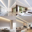 15M/49.2ft 24V COB LED Strip Light Waterproof IP65 Natural White 4000K Uniform Glow 5760LEDs CRI 93+ Flexible LED Tape Lights for DIY Cabinet Bedroom Kitchen Home Decor(No Power Supply) by GreenHaven Gardens