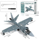 Lucky Doug STEM Building Projects Model Airplane Jet Set - Building Toys for Kids Ages 8-12, Assembly Science Kit for Boys 8 9 10 11 12 Years Old by TinyTreasures Baby Boutique