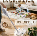 Steam Mop, 13-in-1 Powerful Handheld Steam Cleaner with 13 Accessories, 500ML Removable Tank, 23FT Power Cable, Detachable Steam Mops for Floor Cleaning, Tiles, Windows, Tile Grout, Carpets, Furniture by CozyNest Decor