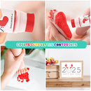 Sortnic 75ml Red Baby Hand and Footprint Ink Kit, Baby Handprint Footprint Paint for Newborn Keepsake, Dog Cat Paw Print Kit, Washable, Non Toxic Acid-Free, Safe Gentle for Ideal New Mom Gifts by TinyTreasures Baby Boutique