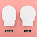 Newborn Baby Mittens No Scratch Cotton Elastic Wrist Gloves Infant Toddler Mittens for Baby Boy Girl 0-6 Months by TinyTreasures Baby Boutique