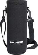 RICHEN Neoprene Water Bottle Carrier Bag with Adjustable Shoulder Strap,Insulated Water Bottle Cover for Stainless Steel/Glass/Plastic Bottles by TinyTreasures Baby Boutique