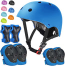Kids Bike Helmet Set Adjustable Helmet for Ages 3-15 Kids Toddler Boys Girls Youth, Multi-Sport Bicycle Skateboarding Football Rollerskating Scooter Rollerblade Balance Bike Helmets by TinyTreasures Baby Boutique