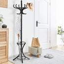 Wood Standing Hat Coat Rack with Umbrella Stand by LJGDeals