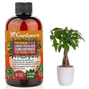Premium Liquid Money Tree Plant Fertilizer - 3-1-2 Concentrate for Indoor Plants and Flowers by Gardenera | Organic Plant Food for Money Tree - 8oz by GreenHaven Gardens