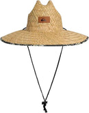 Quiksilver Men's Wide Brim Outdoor Lifeguard Straw Sun Hat by GreenHaven Gardens