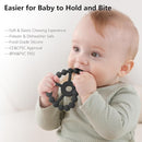 3 Pack Ring Teether, Silicone Teething Ring Toys for Babies 6 Months, Seposeve Baby Teethers 6-12 Months 12-24 Months, Easy to Grasp Toy for Baby Teething Relief by TinyTreasures Baby Boutique