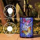 Hanging Solar Lantern Outdoor Waterproof LED Butterfly Solar Lights Decorative Solar Garden Lanterns Tabletop Lamp for Outdoor Patio Yard Decor by GreenHaven Gardens