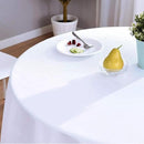 Surmente 120 inch Round tablecloths -10 Pack White Round Table Cloths, Polyester Fabric Table Covers for Weddings, Banquets, or Restaurants by CozyNest Decor