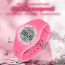 Kids Watches for Girls Boys Digital Sport Watch with Step Counter Pedometer Vibration Alarm Clock, No App Waterproof Fitness Tracker Kids Watch Boys Girls Teens Students Ages 5-16 by TinyTreasures Baby Boutique